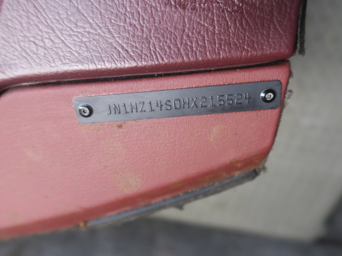85-87 Nissan Z31 300ZX NA Dashboard Dash Instrument Trim Panel Cover RED OEM