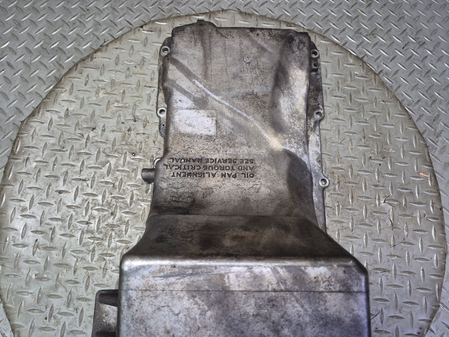 2003-2007 Hummer H2 6.0L LQ4 Engine Motor Lower Oil Pan 12577396