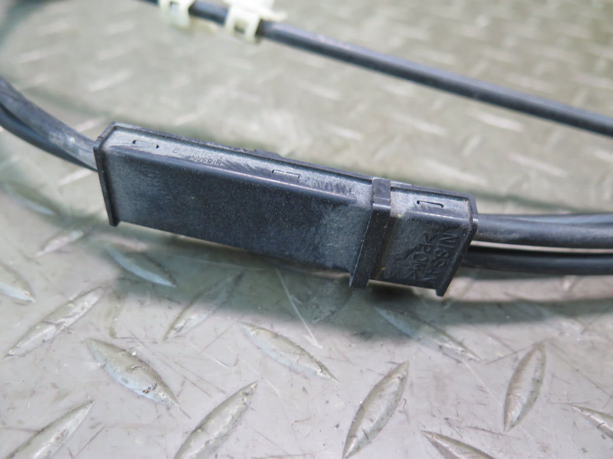 09-20 Nissan Z34 370Z Front Left & Right Hood Lock Latch Release Cable Set OEM