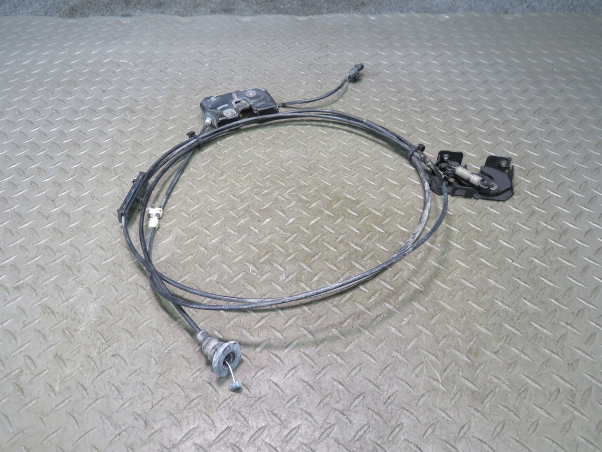 09-20 Nissan Z34 370Z Front Left & Right Hood Lock Latch Release Cable Set OEM
