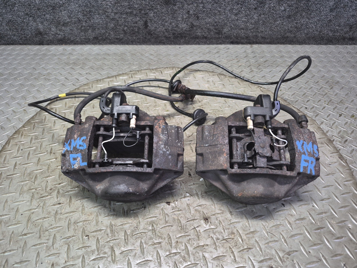 86-91 Mercedes W126 560SEL Set of 2 Front Left & Right Brake Caliper 107K OEM