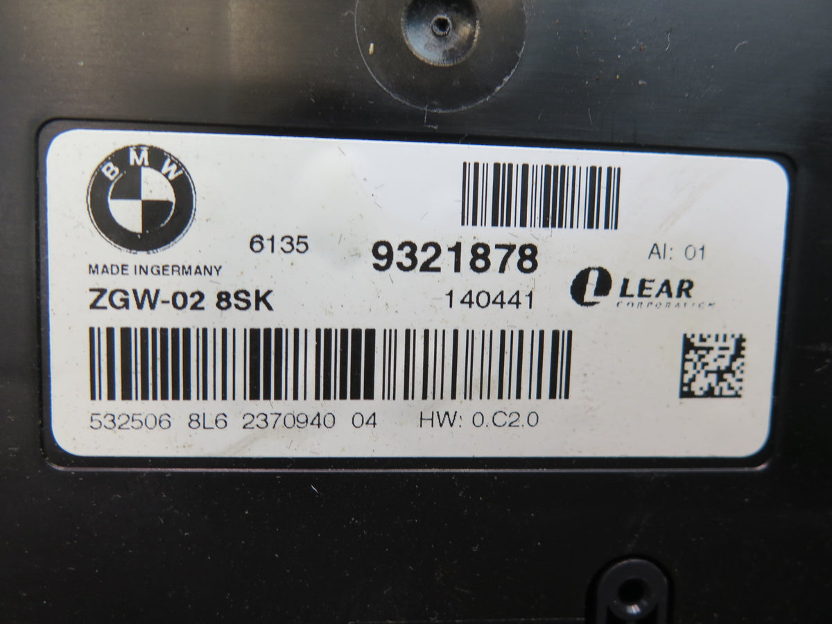 2011-2016 BMW F07 F10 F11 M5 Central Gateway Control Module 9321878
