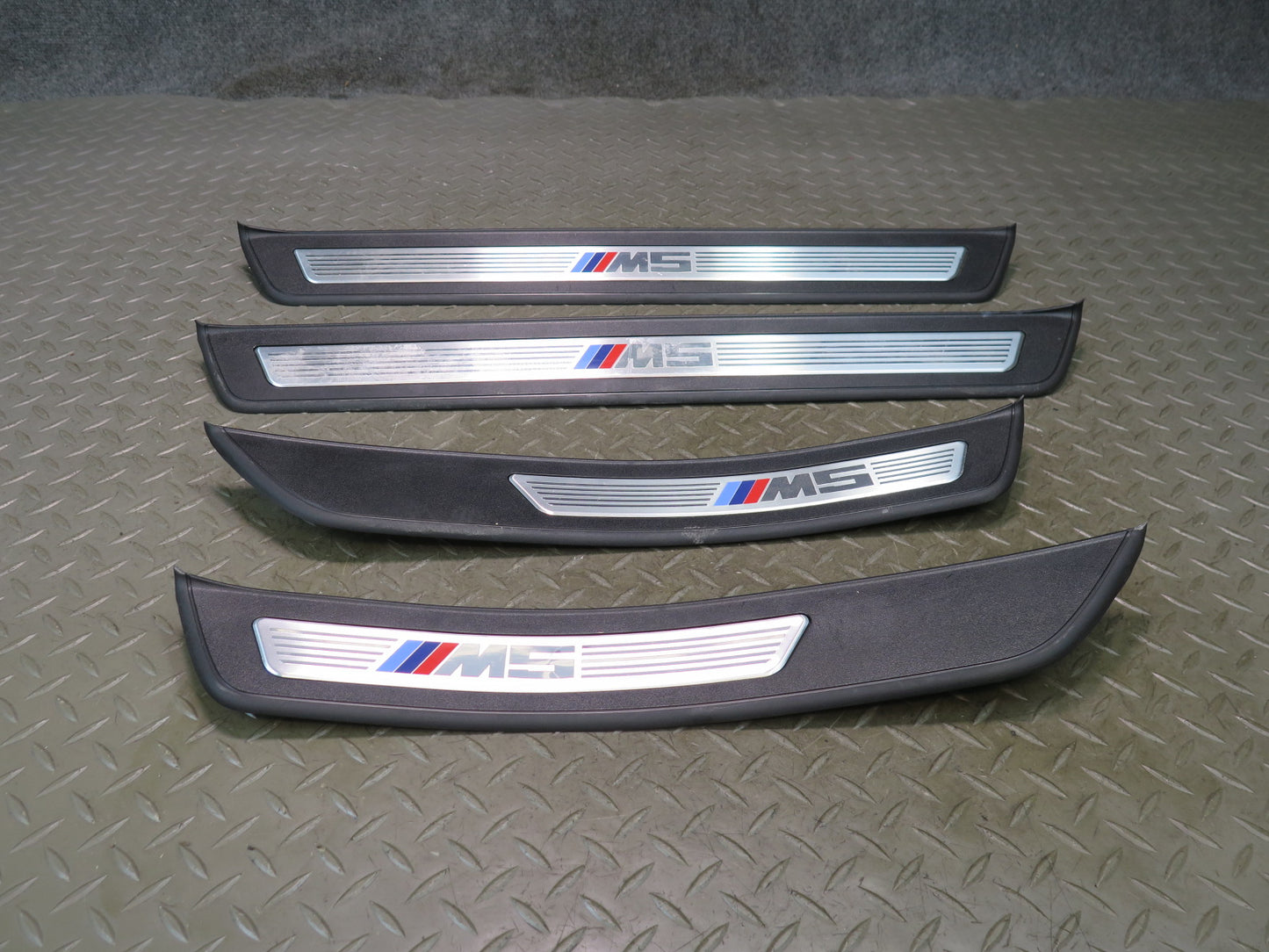 2012-2016 BMW F10 M5 Front & Rear Door Scuff Sill Plate Trim Panel Set of 4