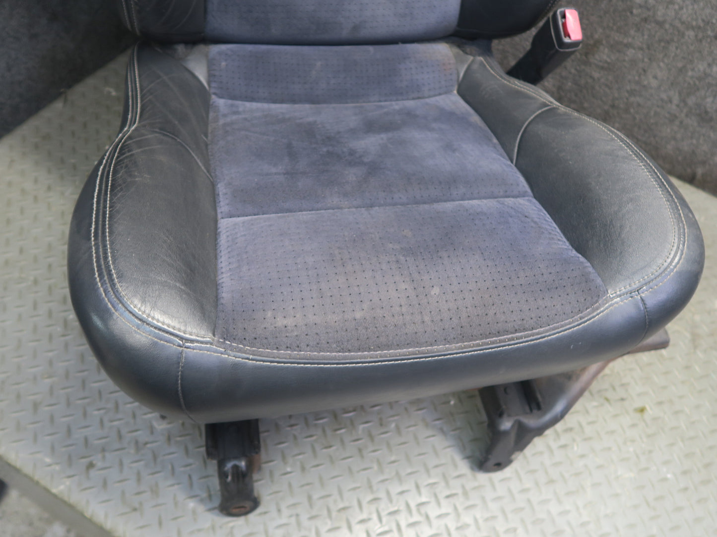 2005 Dodge RAM SRT10 Crew CAB DR Front & Rear Sport Leather Suede Seat Set Dmgd