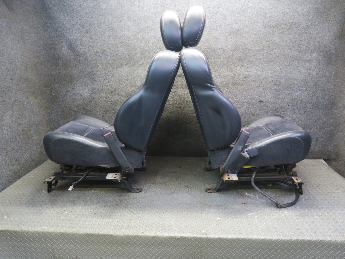2005 Dodge RAM SRT10 Crew CAB DR Front & Rear Sport Leather Suede Seat Set Dmgd