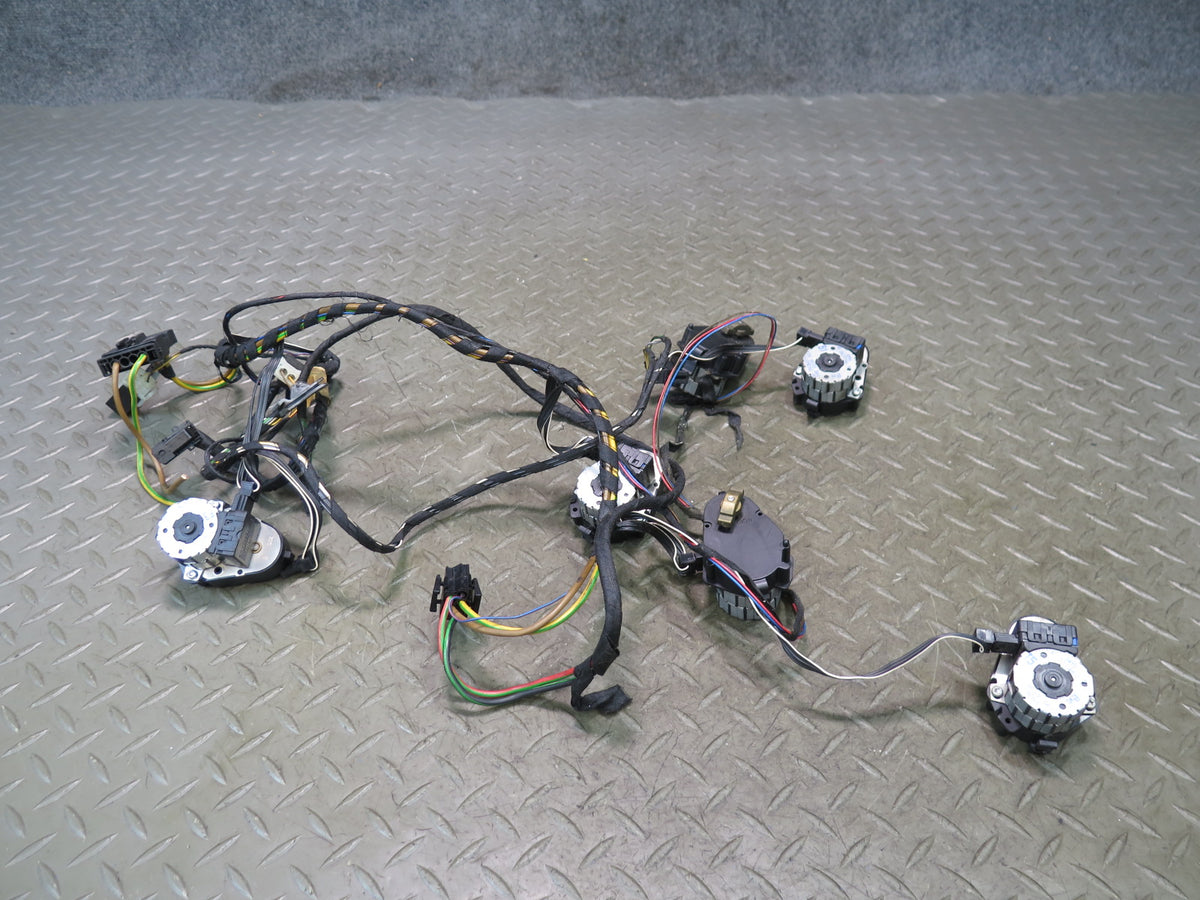 97-99 BMW E39 540i Set of 6 A/C Heater Flap Door Actuator Motor Wiring Set OEM
