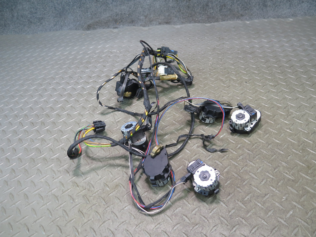 97-99 BMW E39 540i Set of 6 A/C Heater Flap Door Actuator Motor Wiring Set OEM