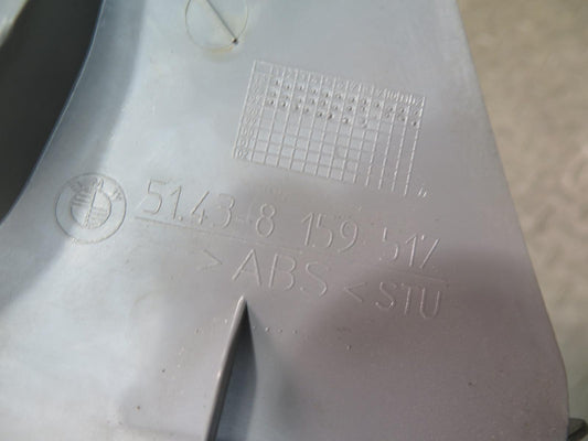 97-03 BMW E39 540i Front Left Foot Rest Trim Cover Panel Gray 8159517 OEM