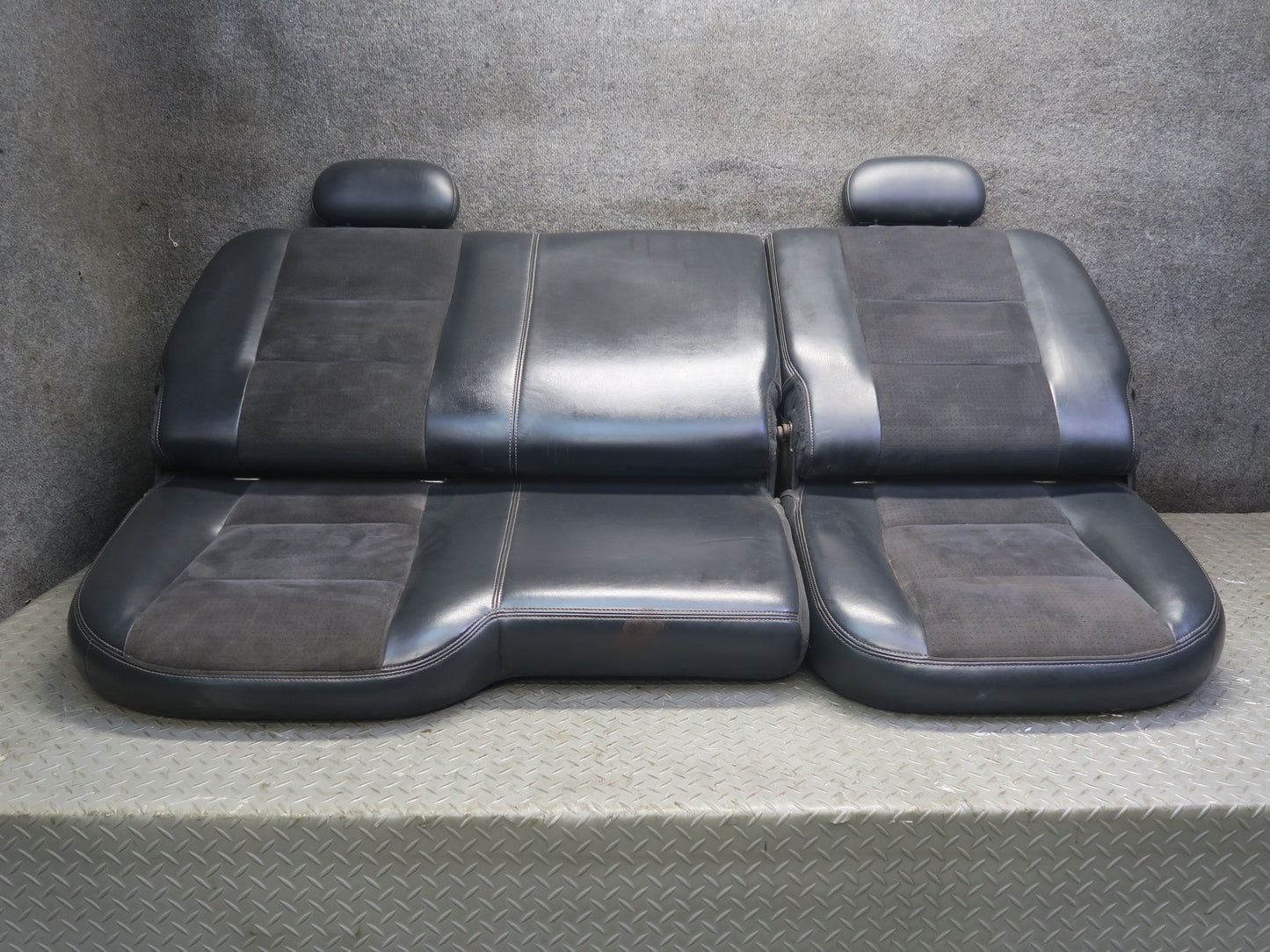 2005 Dodge RAM SRT10 Crew CAB DR Front & Rear Sport Leather Suede Seat Set Dmgd
