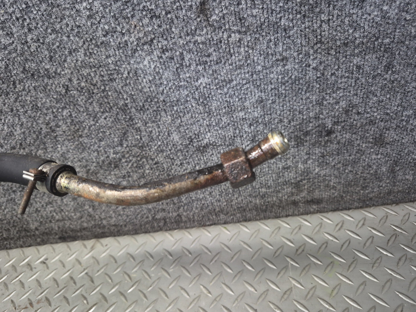 86-91 Mercedes W126 560SEL Power Steering Oil Cooler Line 107K Miles OEM