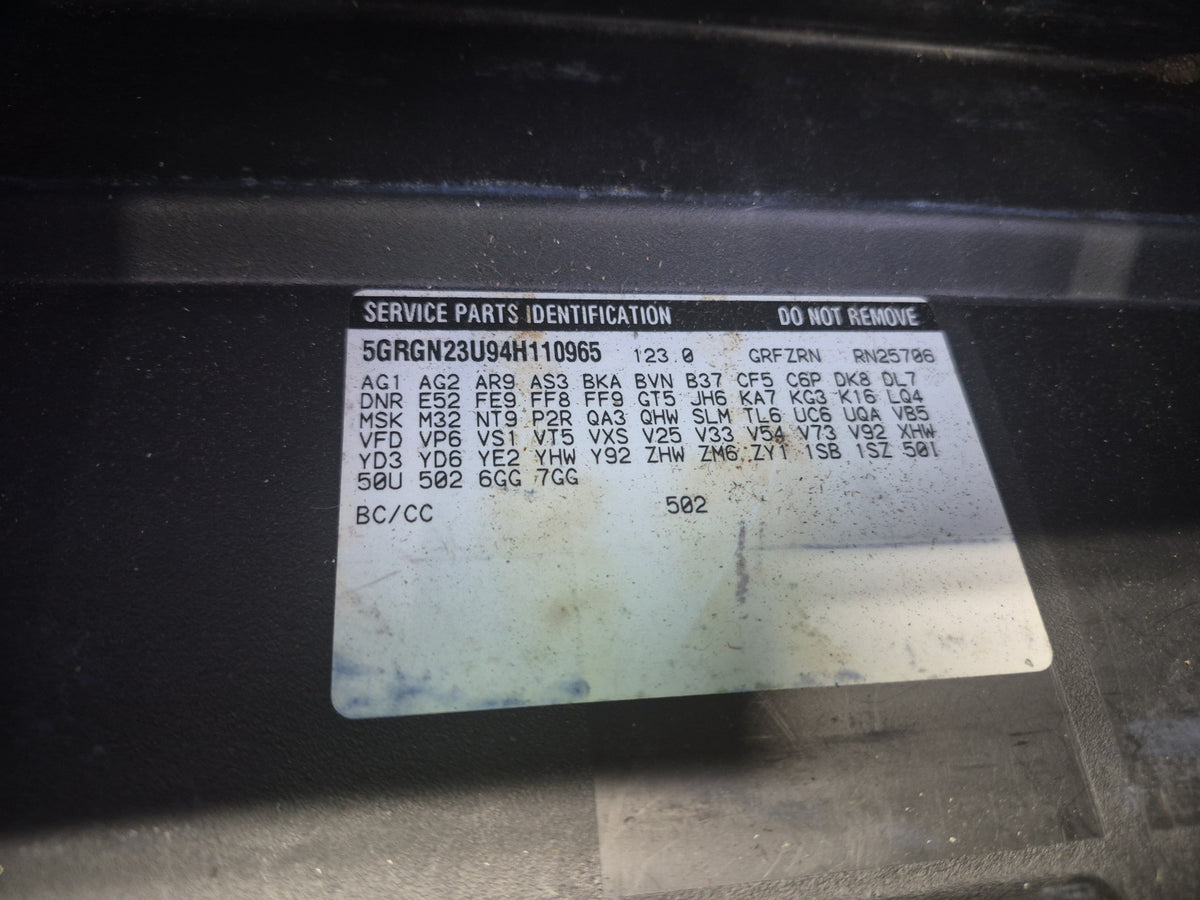 2003-2007 Hummer H2 Dash Glove Box Compartment Storage