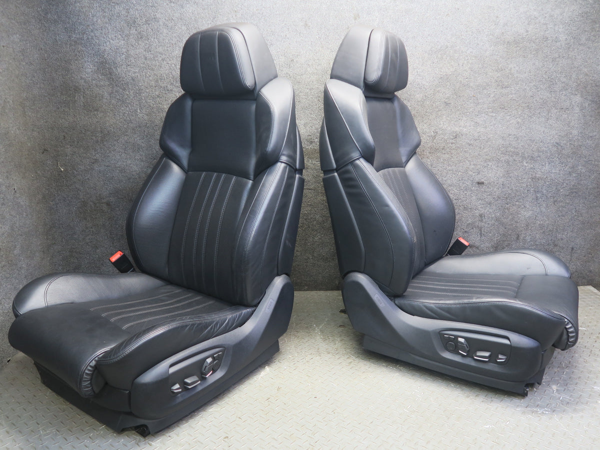 2014-2016 BMW F10 M5 Front & Rear Leather Sport Seat Set Merino Black