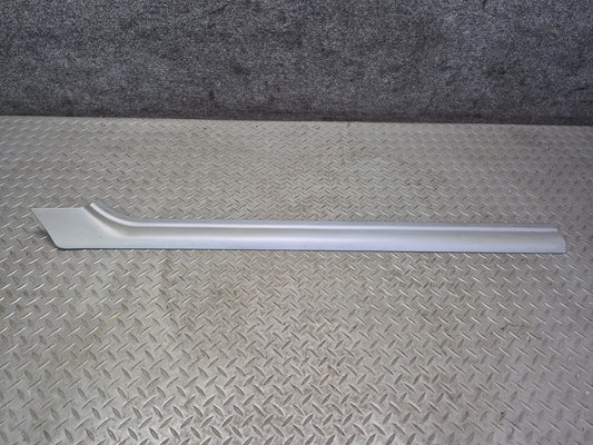 01-06 BMW E46 330CI Convert Front Left Door Scuff Sill Plate Trim Cover Gray OEM