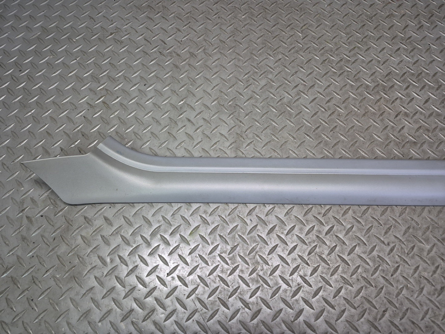 01-06 BMW E46 330CI Convert Front Left Door Scuff Sill Plate Trim Cover Gray OEM