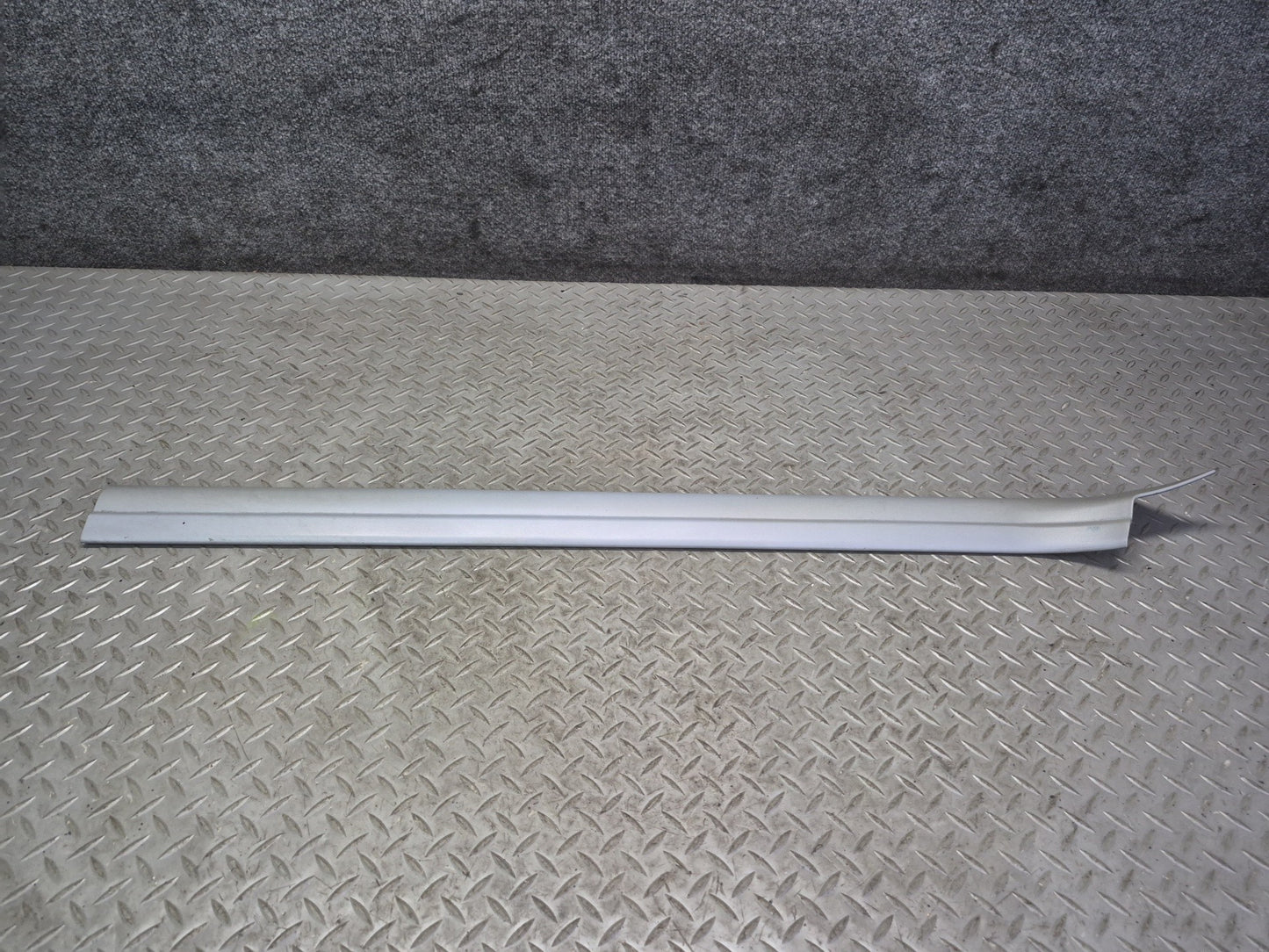 01-06 BMW E46 330CI Convert Front Left Door Scuff Sill Plate Trim Cover Gray OEM