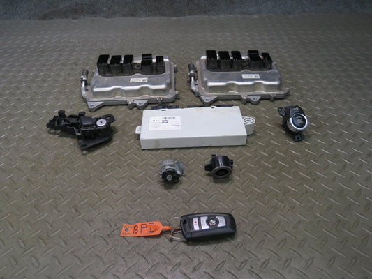 2014 BMW F10 M5 S63 Engine DME ECU ECM CAS4 Theft Locking Lock KEY Set