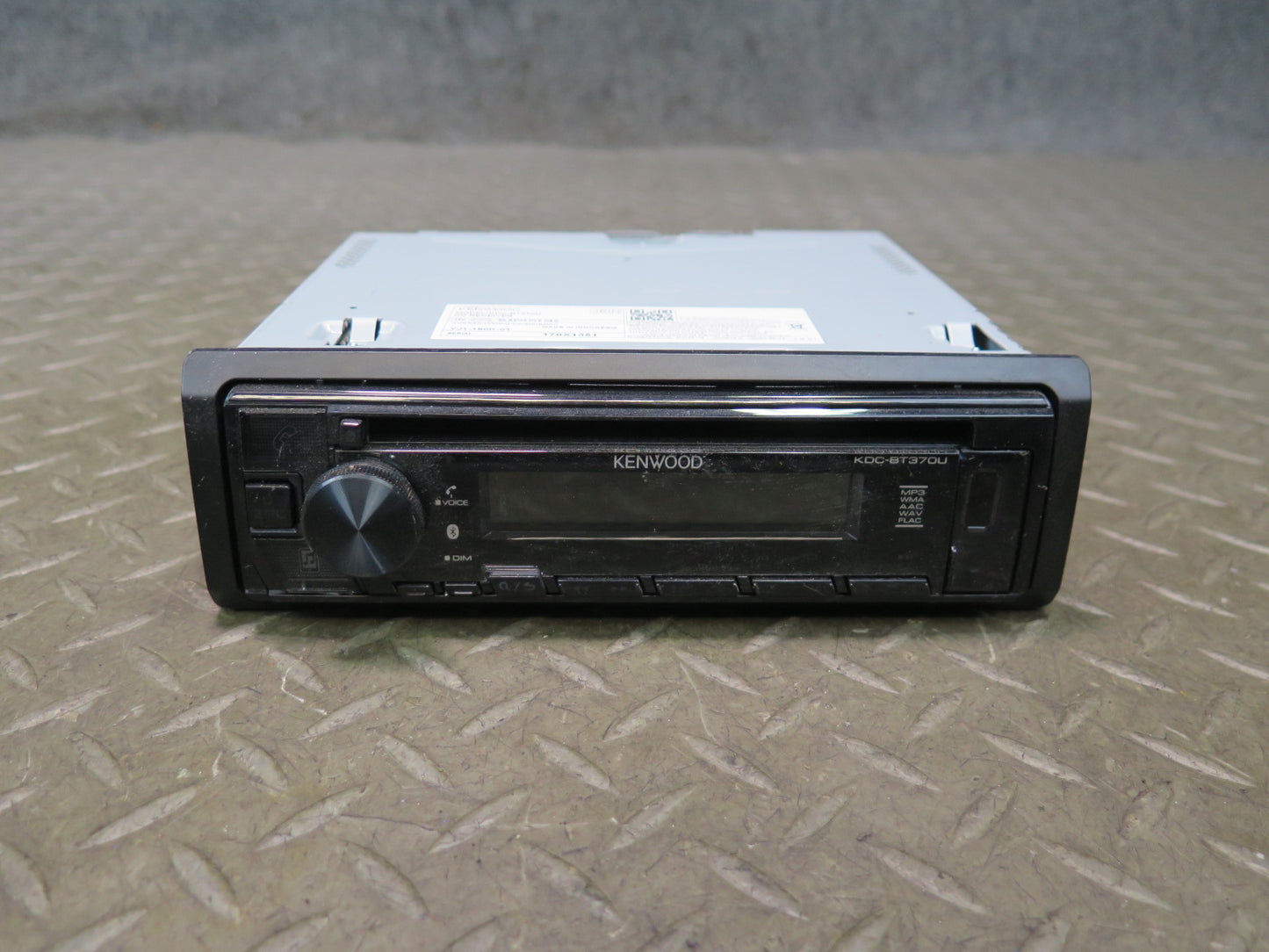 Kenwood KDC-BT370U Car Stereo Bluetooth CD Player Receiver