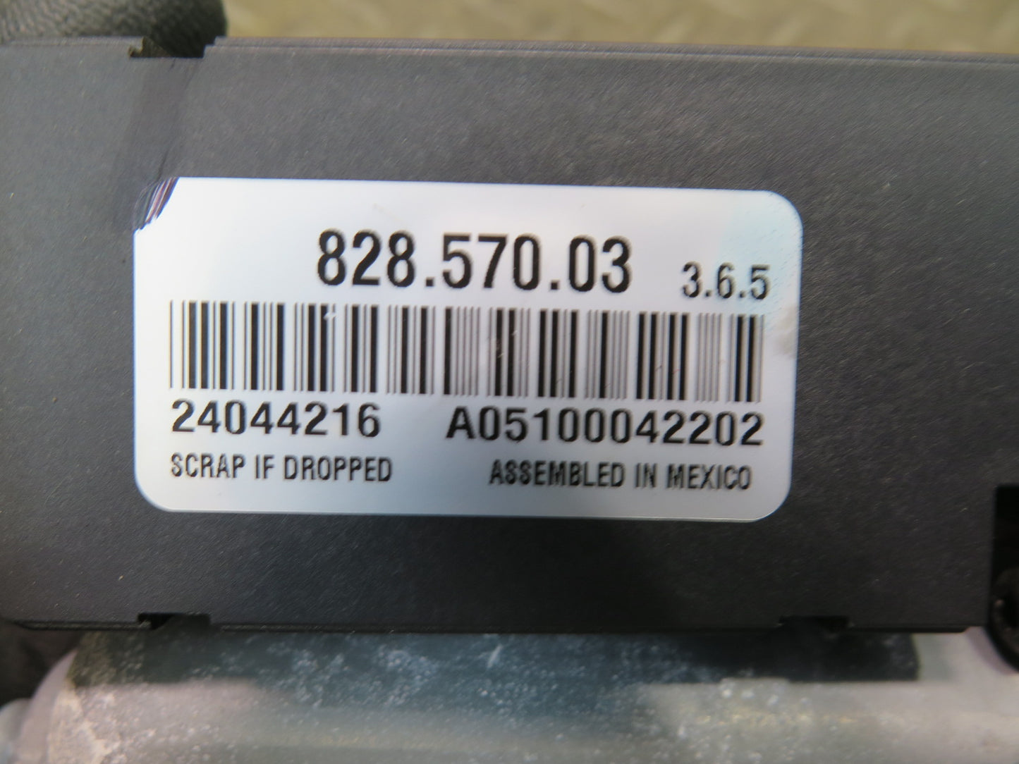 05-08 Dodge RAM 1500 DR Sunroof Motor Drive Unit