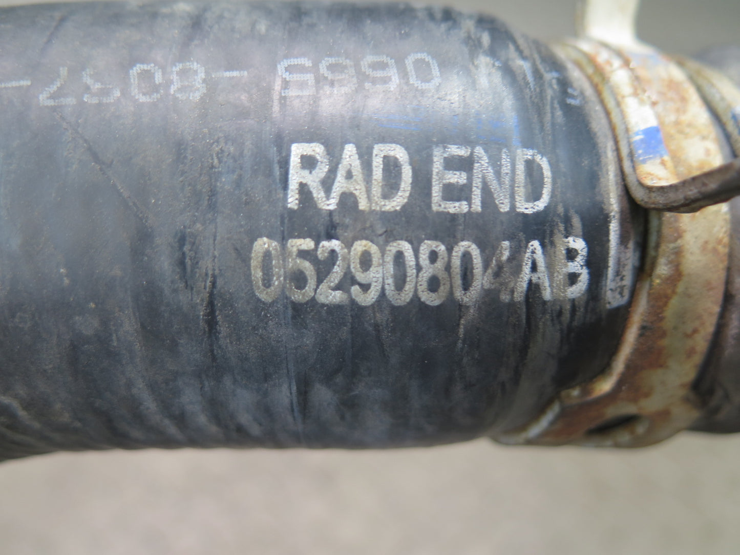 05-06 Dodge RAM SRT10 DR Radiator Hose Pipe Line Set of 2