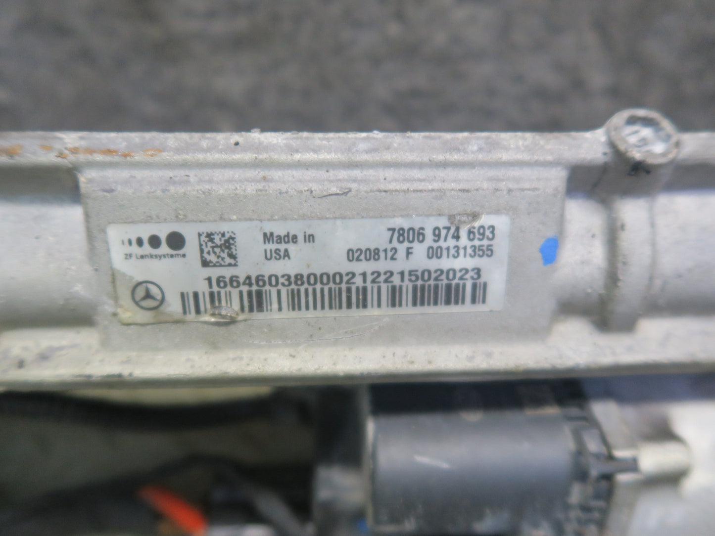 2012-2015 Mercedes W166 ML63 AMG AWD Power Steering Rack & Pinion Gear