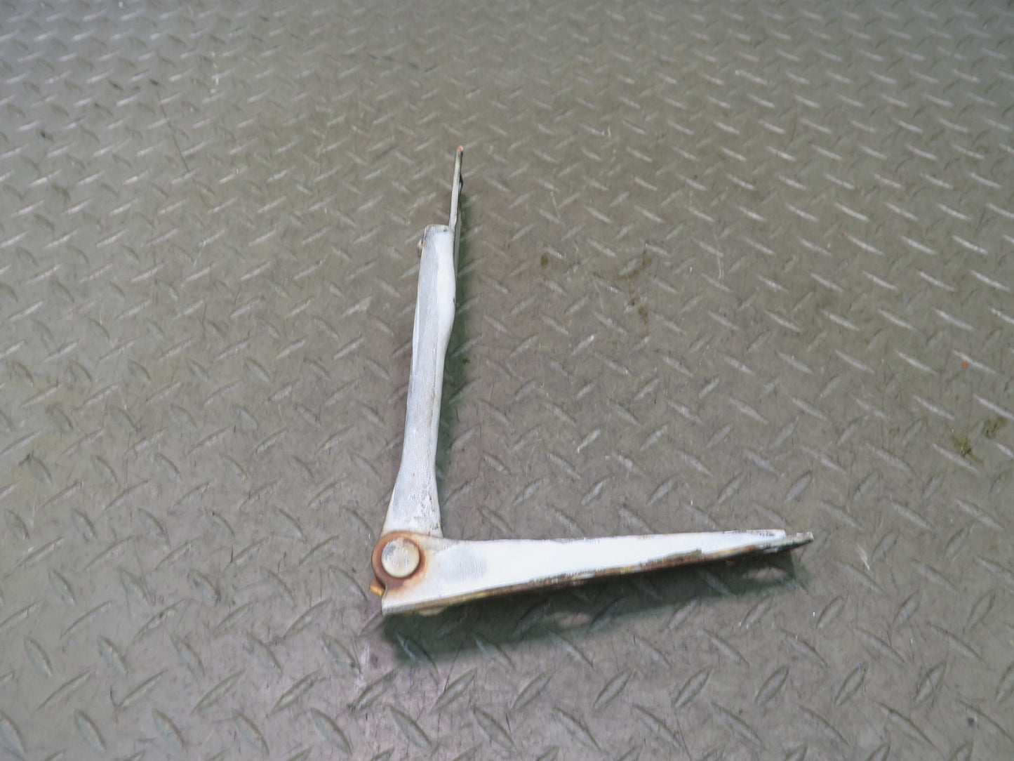 84-89 Nissan Z31 300ZX Set of 2 Front Left & Right Hood Hinge White OEM