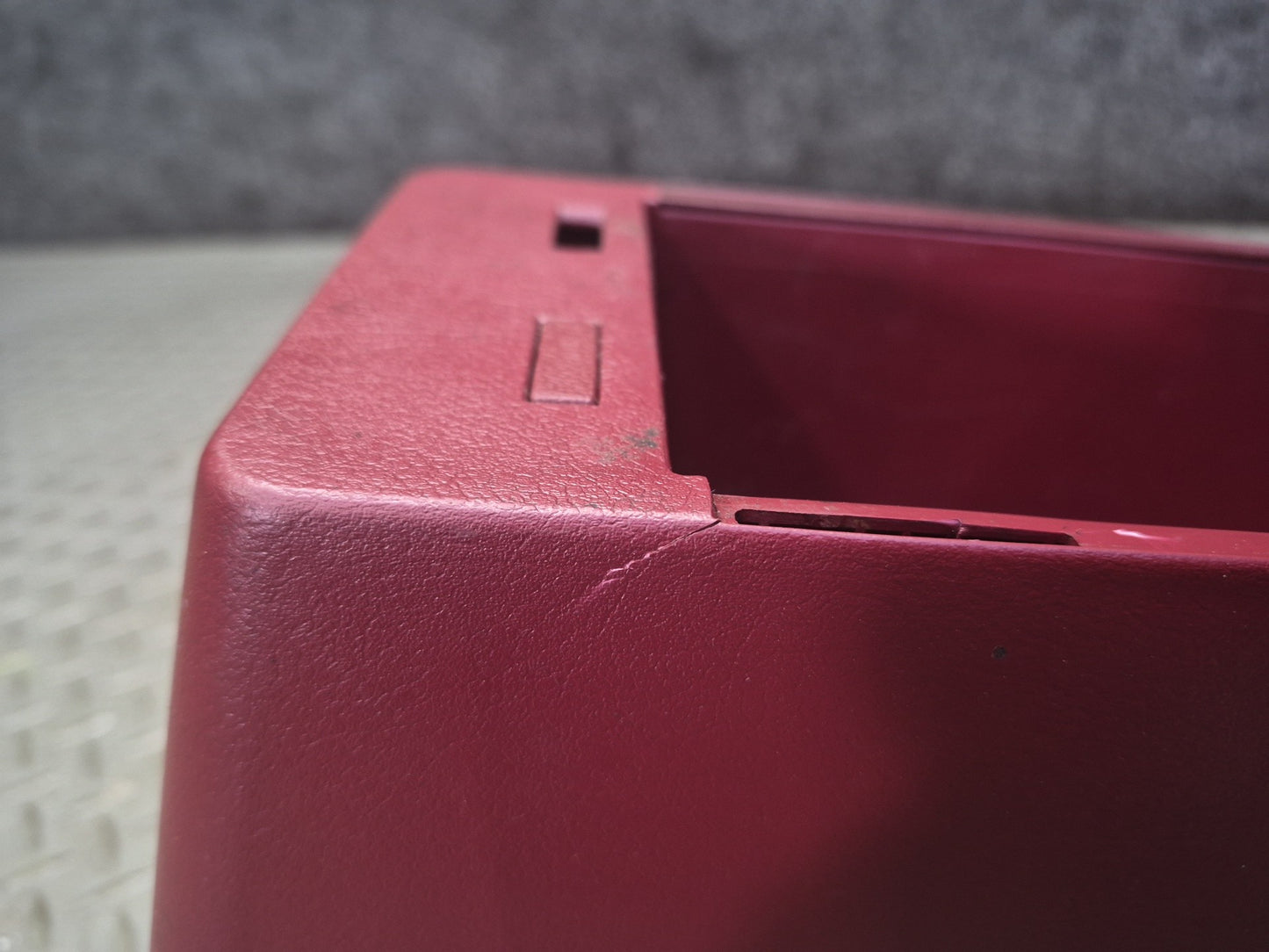 84-89 Nissan Z31 300ZX Center Console Trim Cover Panel w Mirror Switch Damaged