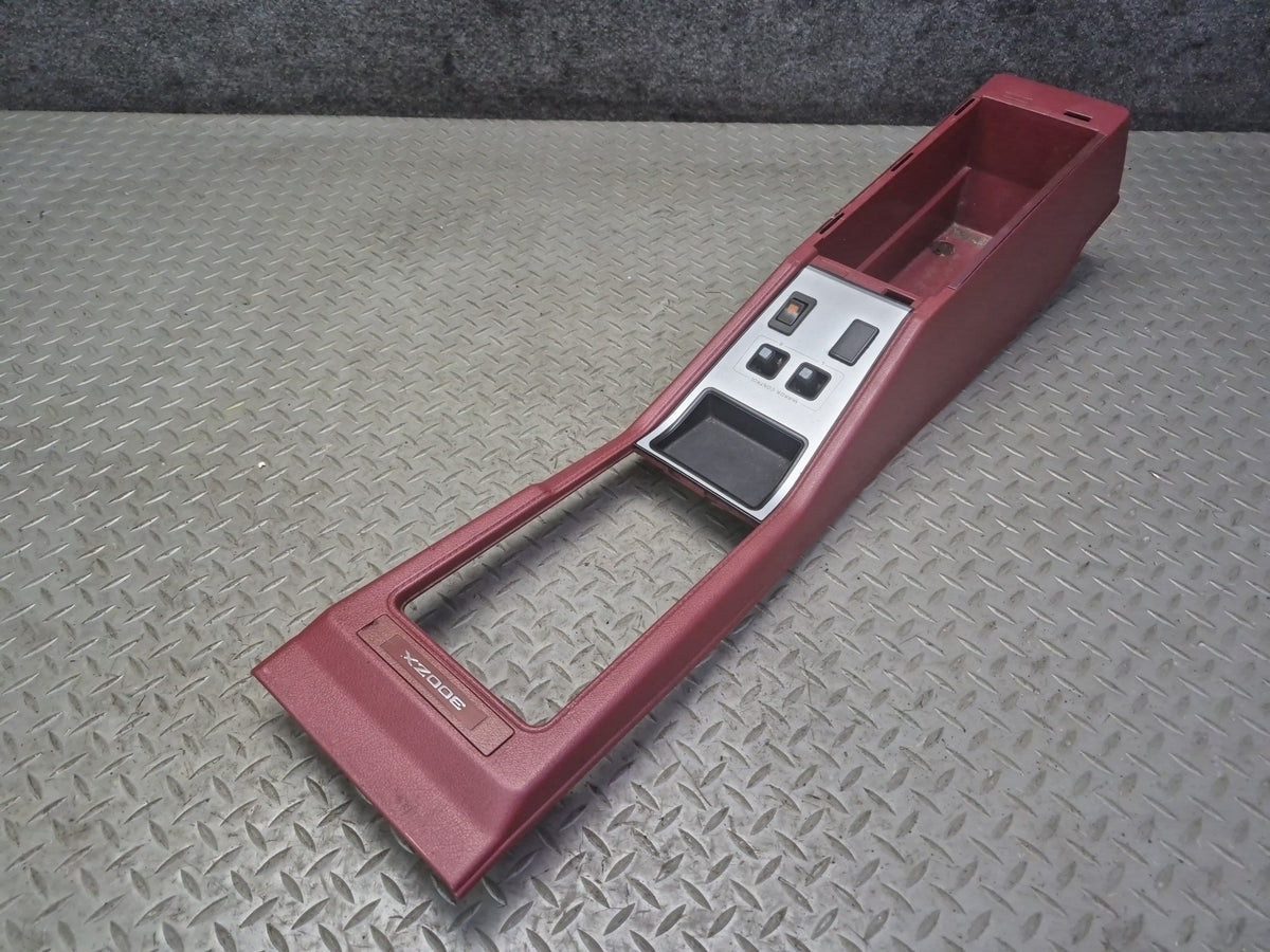 84-89 Nissan Z31 300ZX Center Console Trim Cover Panel w Mirror Switch Damaged