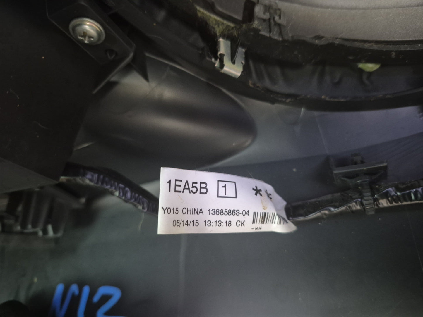 15-17 Nissan 370Z Z34 Nismo A/T Front Center Console Trim Cover Panel Black OEM