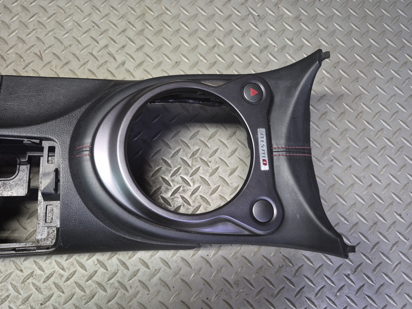 15-17 Nissan 370Z Z34 Nismo A/T Front Center Console Trim Cover Panel Black OEM
