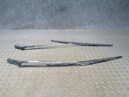 84-89 Nissan Z31 300ZX Set of 2 Front Windshield Left & Right Wiper Arm OEM