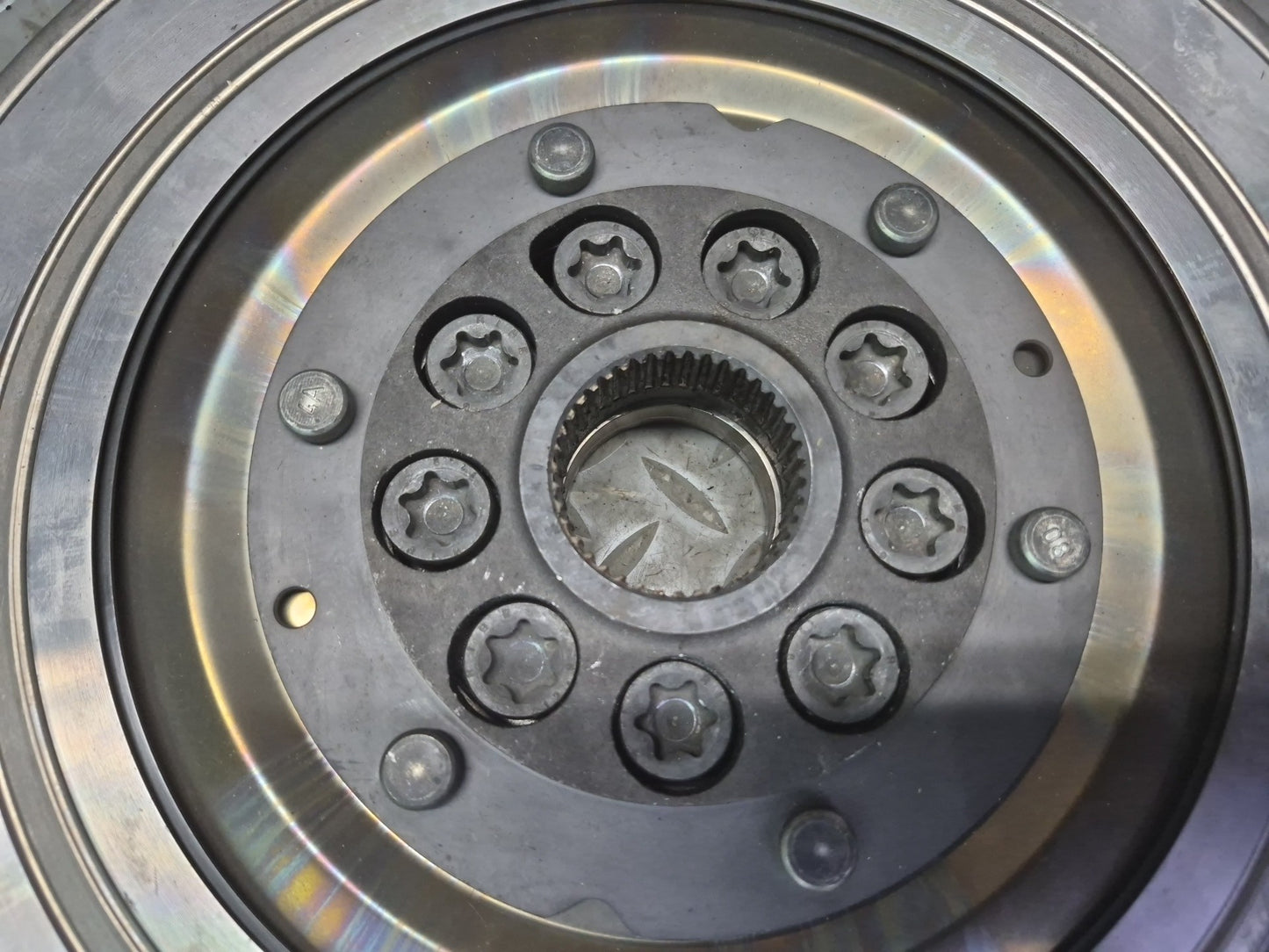 2012-2016 BMW F10 M5 DCT Dual Clutch Transmission Flywheel 2283824 99K Miles