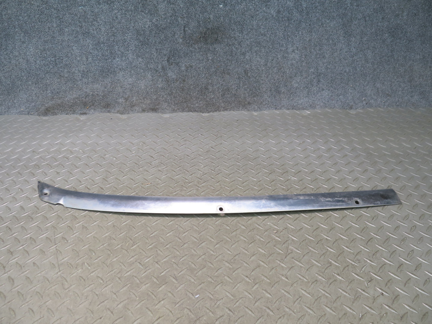87-89 Nissan Z31 300ZX Front Windshield Chrome Trim Molding Cover Set OEM