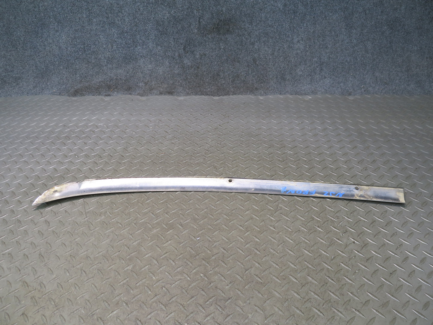 87-89 Nissan Z31 300ZX Front Windshield Chrome Trim Molding Cover Set OEM