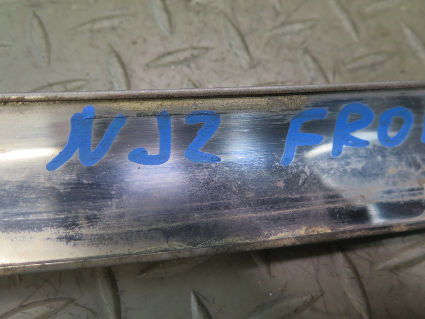 87-89 Nissan Z31 300ZX Front Windshield Chrome Trim Molding Cover Set OEM