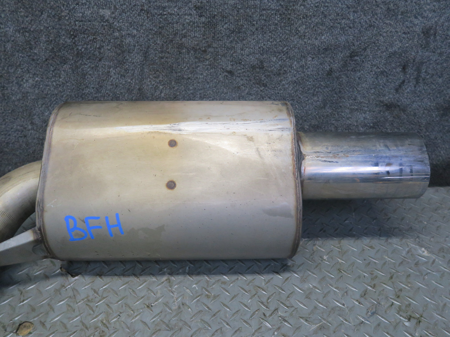 97-03 BMW E39 540i 4.4L M62 Sedan Rear Exhaust Muffler Dinan