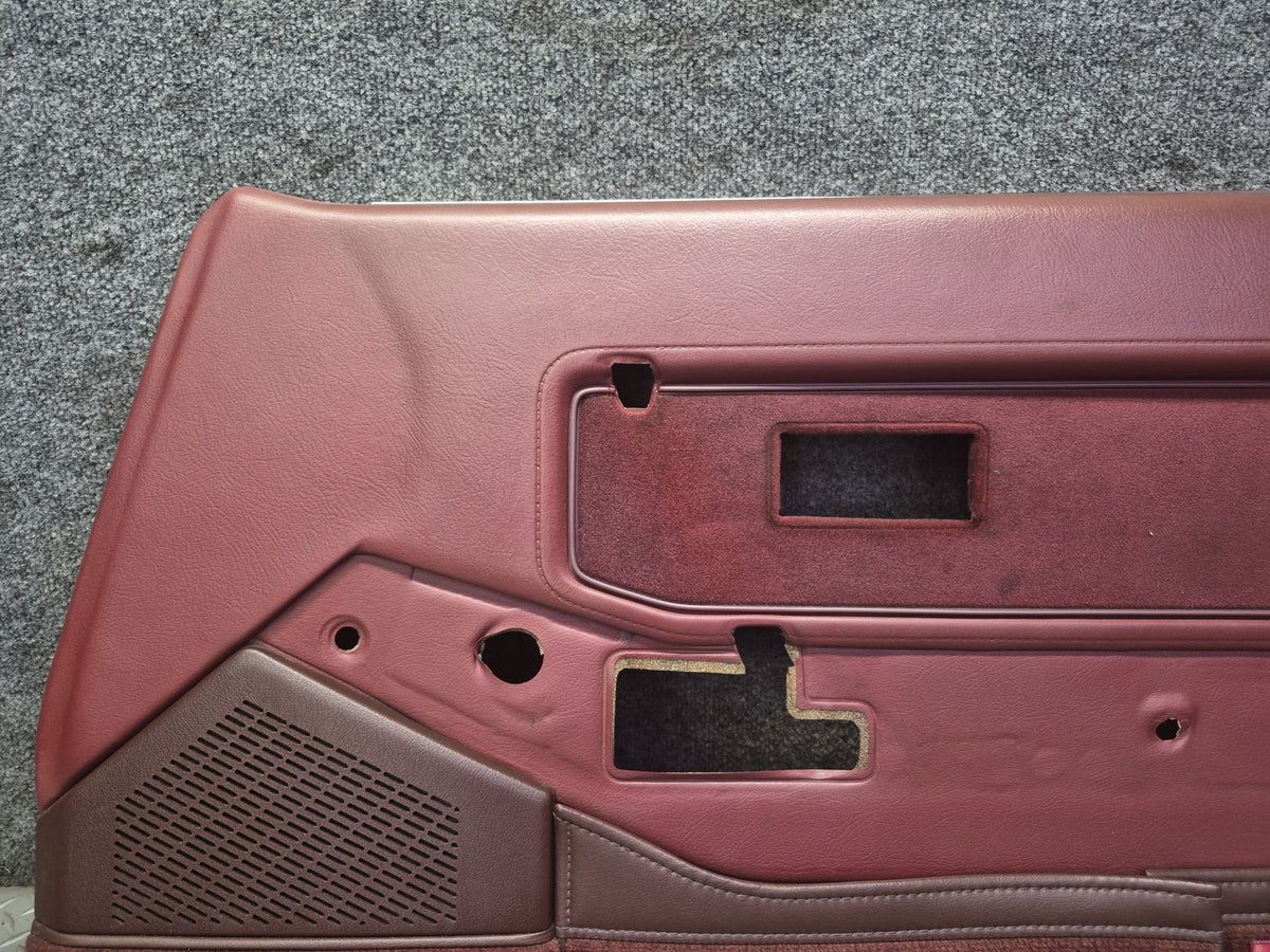 85-89 Nissan Z31 300ZX 2+0 Right Door Interior Trim Cover Panel w Handle Set OEM