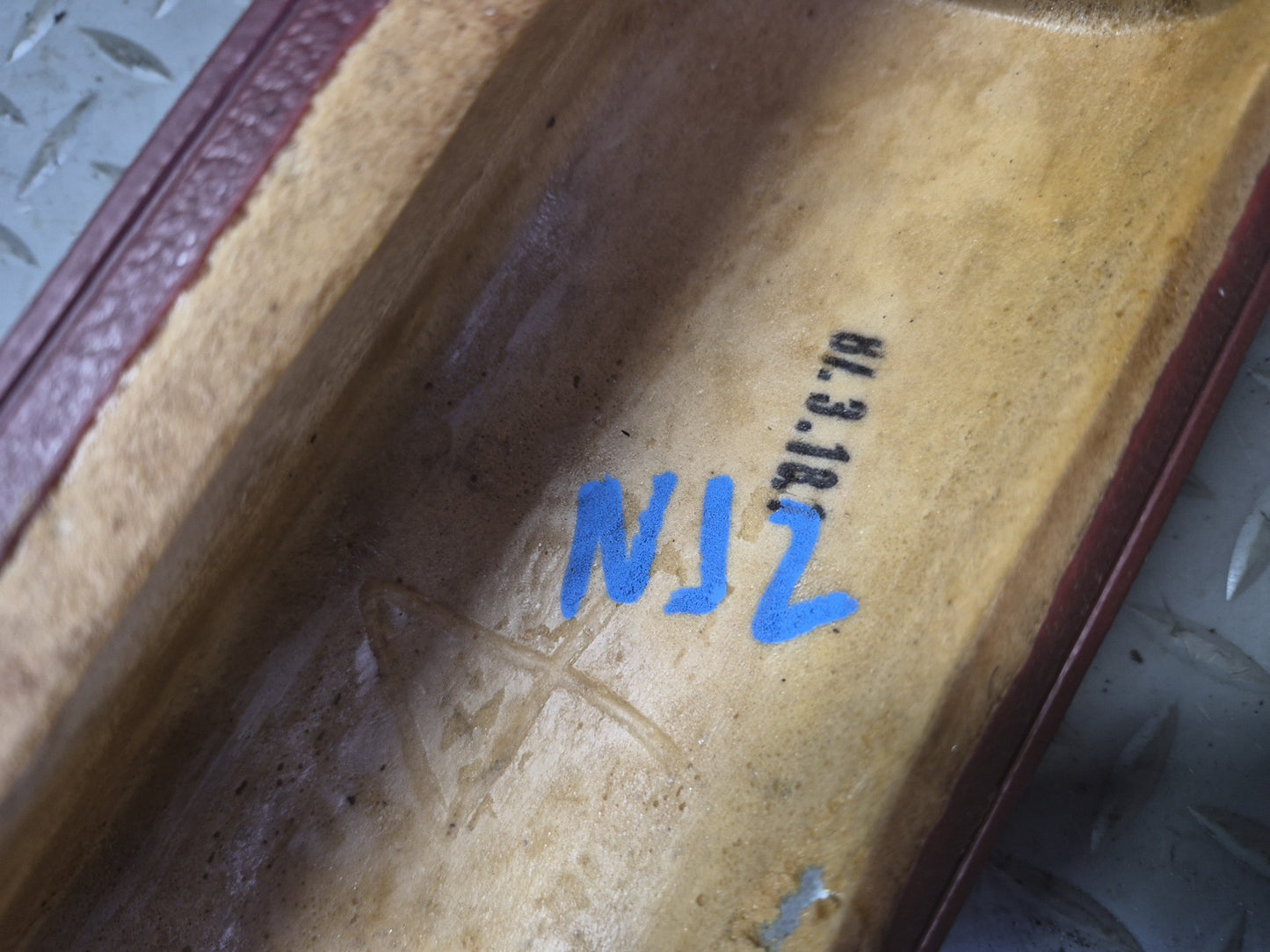 85-89 Nissan Z31 300ZX 2+0 Right Door Interior Trim Cover Panel w Handle Set OEM