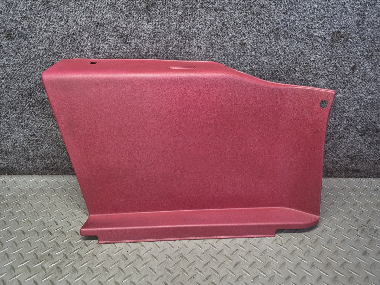87-89 Nissan Z31 300ZX 2+0 Rear Right Trunk Trim Cover Panel RED OEM