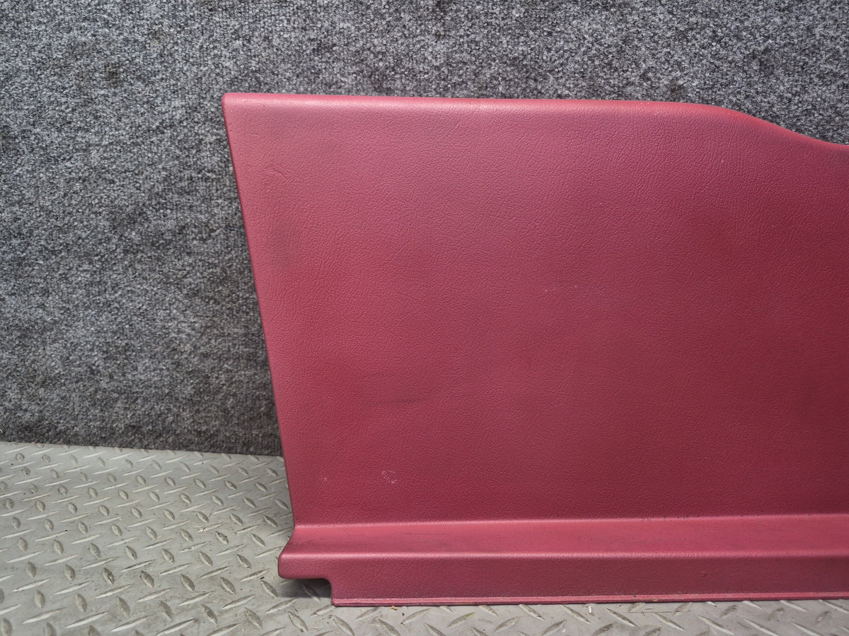 87-89 Nissan Z31 300ZX 2+0 Rear Right Trunk Trim Cover Panel RED OEM