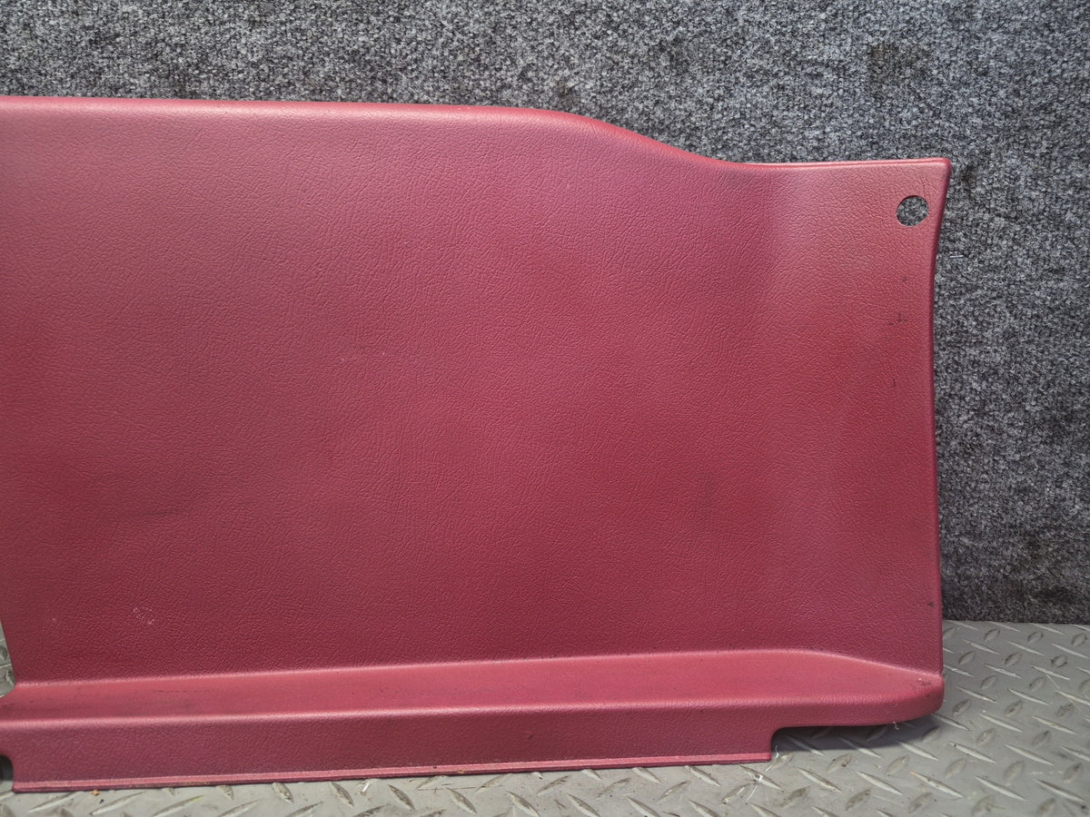 87-89 Nissan Z31 300ZX 2+0 Rear Right Trunk Trim Cover Panel RED OEM