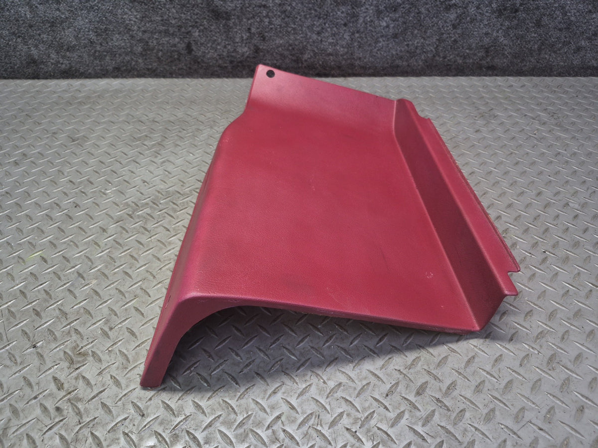 87-89 Nissan Z31 300ZX 2+0 Rear Right Trunk Trim Cover Panel RED OEM