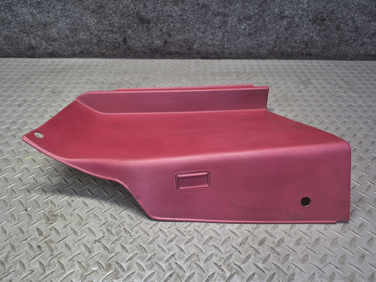 87-89 Nissan Z31 300ZX 2+0 Rear Right Trunk Trim Cover Panel RED OEM