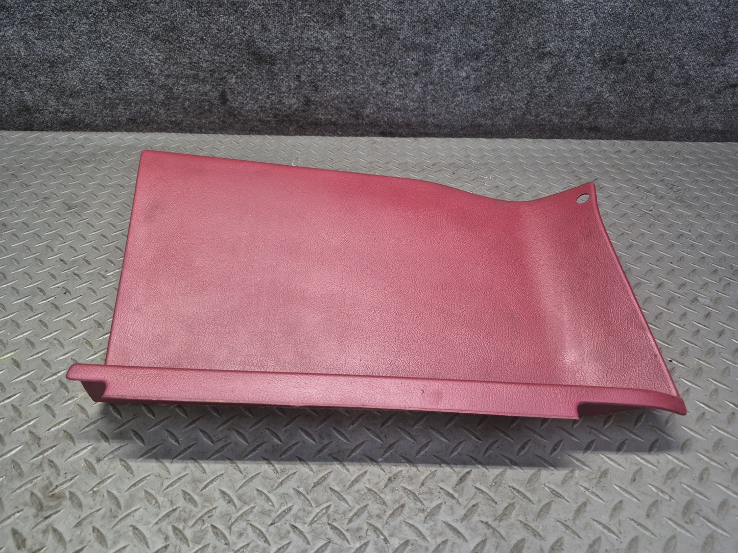 87-89 Nissan Z31 300ZX 2+0 Rear Right Trunk Trim Cover Panel RED OEM