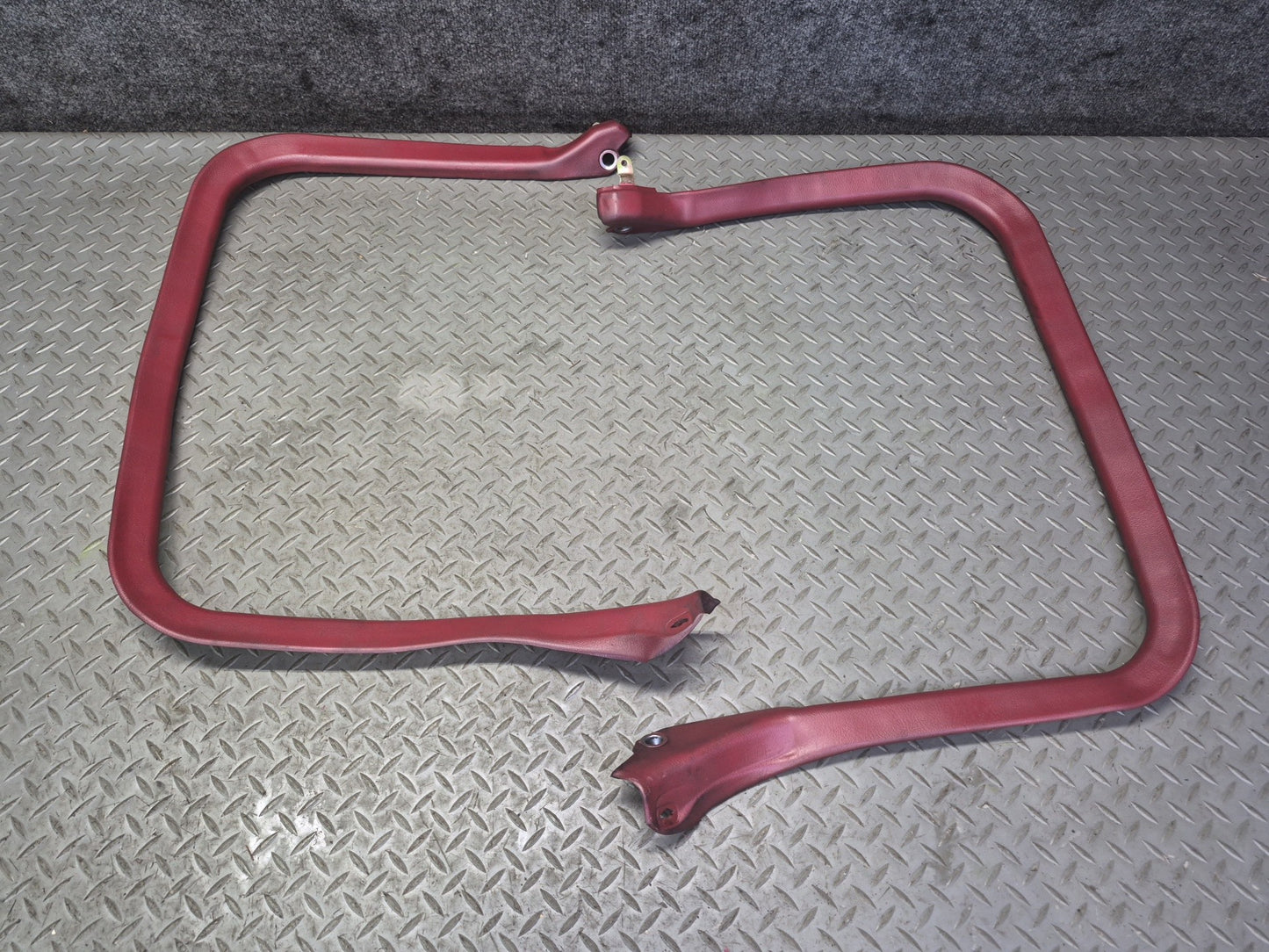 85-89 Nissan Z31 300ZX 2+0 Set of 2 Left & Right T-top Roof Rubber Seal RED OEM