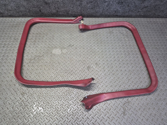 85-89 Nissan Z31 300ZX 2+0 Set of 2 Left & Right T-top Roof Rubber Seal RED OEM
