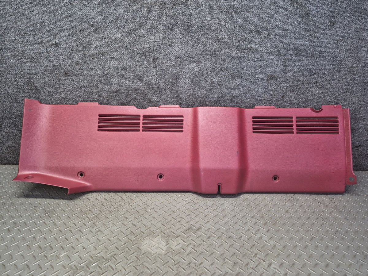 85-89 Nissan Z31 300ZX 2+0 Rear Trunk Lock Latch Interior Trim Panel Cover OEM