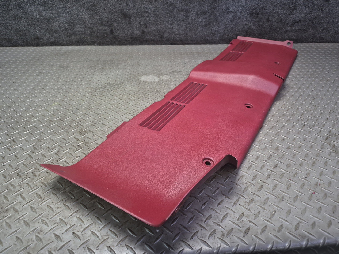 85-89 Nissan Z31 300ZX 2+0 Rear Trunk Lock Latch Interior Trim Panel Cover OEM
