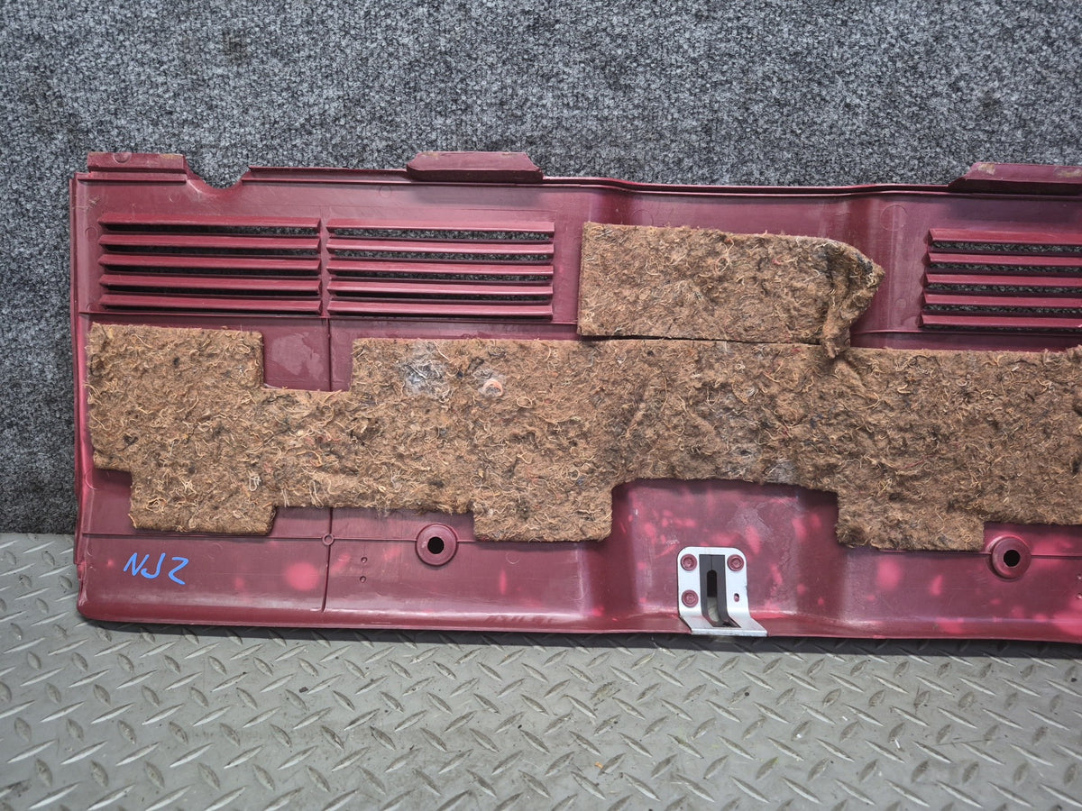 85-89 Nissan Z31 300ZX 2+0 Rear Trunk Lock Latch Interior Trim Panel Cover OEM