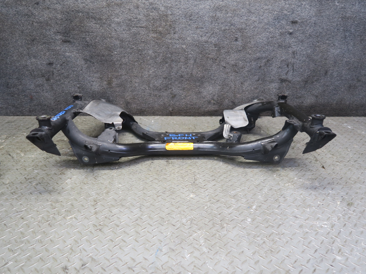 97-03 BMW E39 540i 4.4L M62 Front Suspension Crossmember w Heat Shield Assy OEM