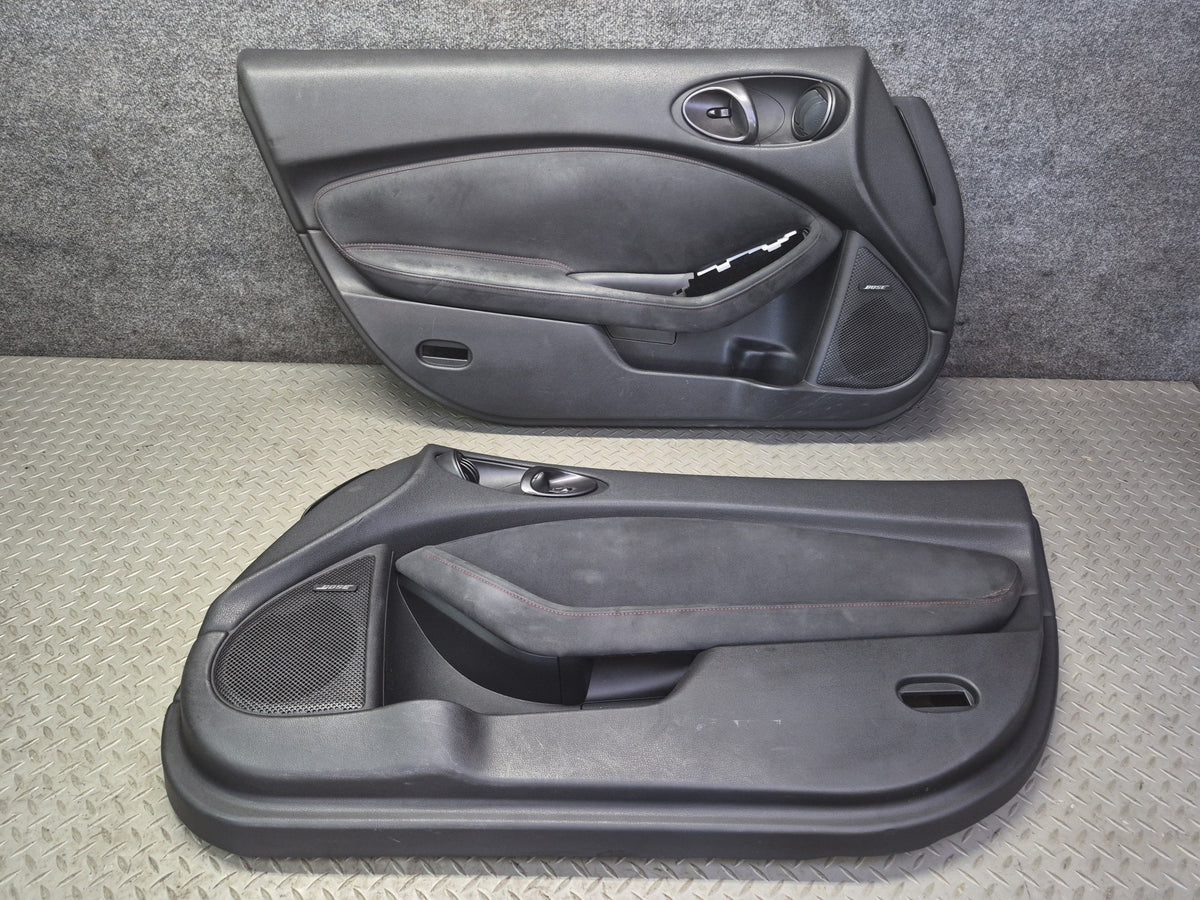 15-20 Nissan Z34 370Z Nismo Coupe Door Interior Trim Cover Panel Set of 2 OEM
